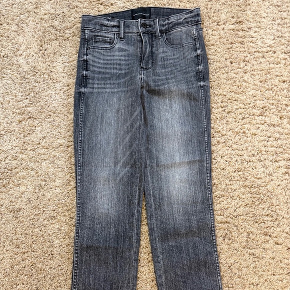 WHBM High Rise Straight Charcoal Wash Women's 0 - Picture 1 of 6